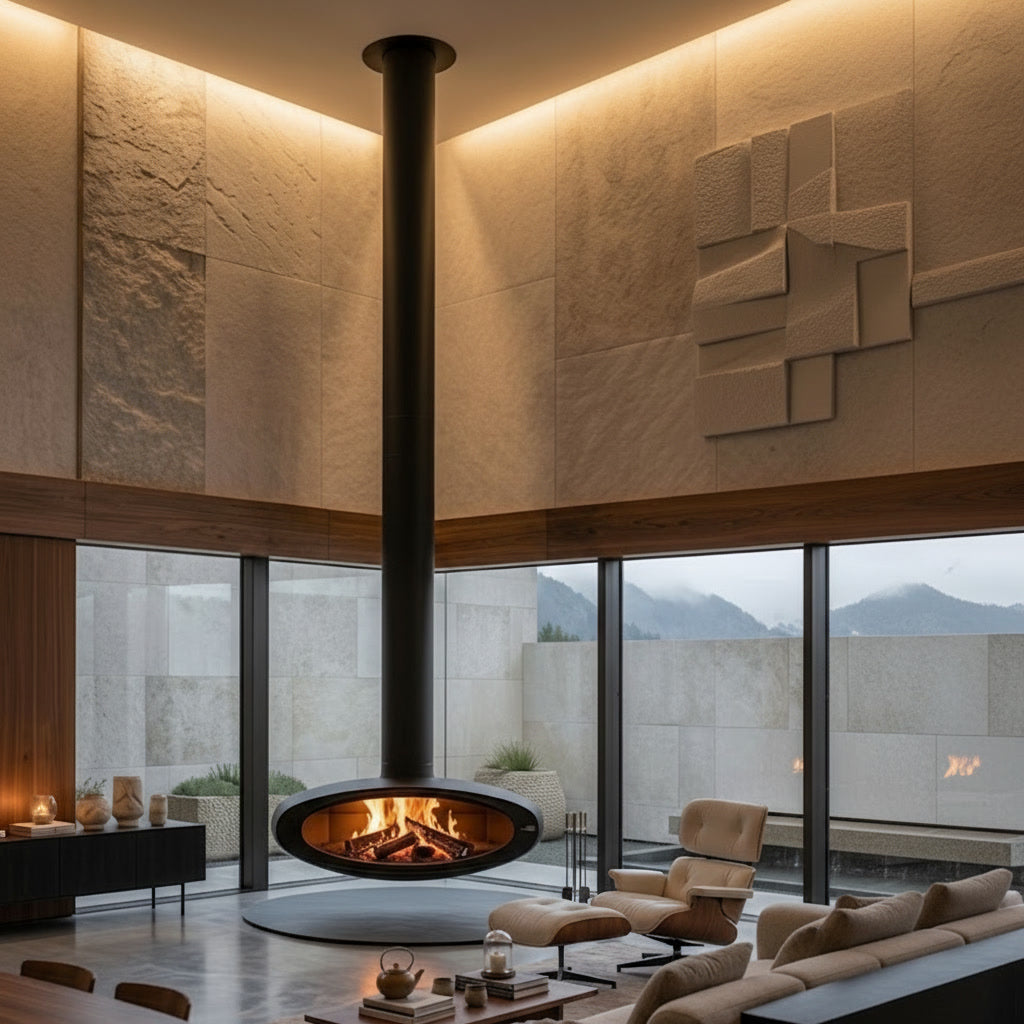 How a Suspended Fireplace Works?